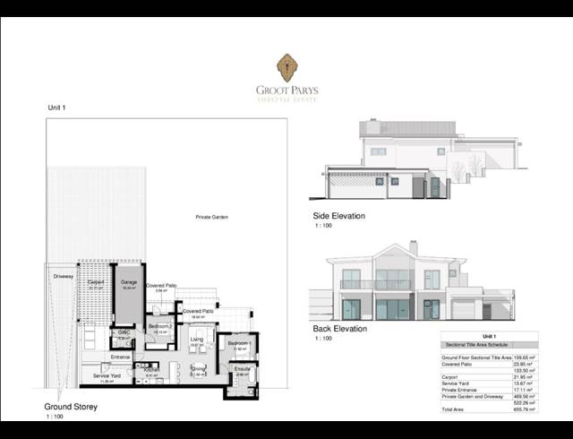 2 BEDROOM HOUSE FOR SALE IN GROOT PARYS LIFESTYLE ESTATE